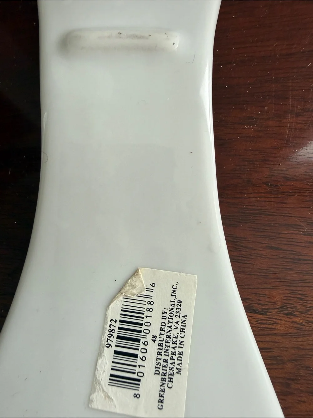 Royal Norfolk Ceramic Christmas holiday cardinal spoon rest